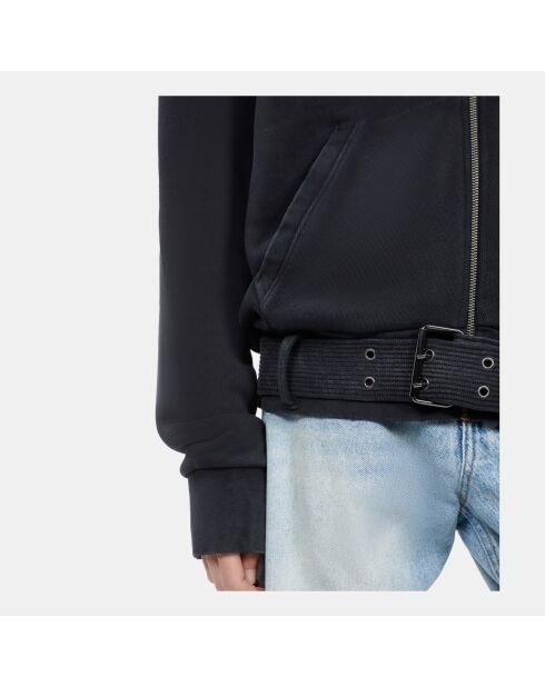 Sweatshirt à capuche noir