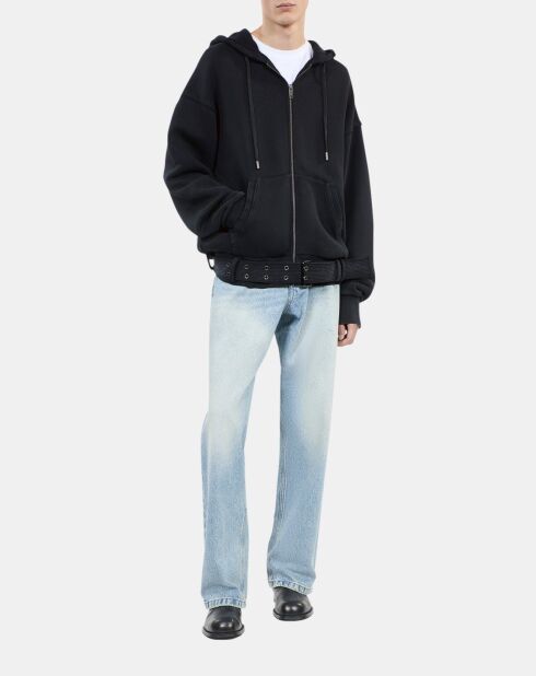 Sweatshirt à capuche noir