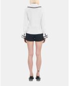 Chemise 100% soie blanche