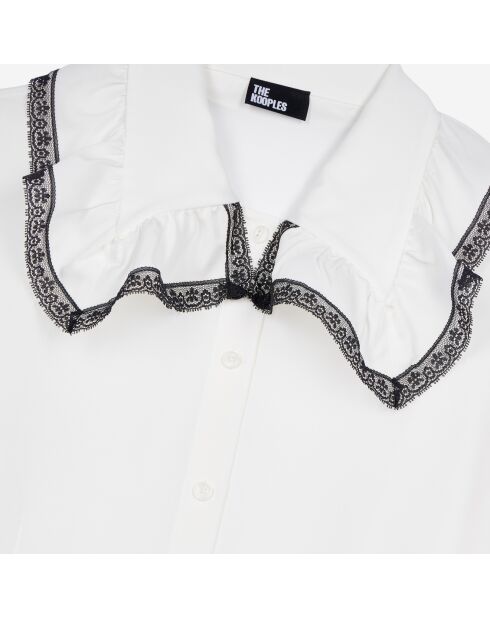 Chemise 100% soie blanche