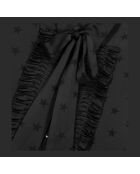 Chemise jacquard noire