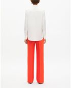 Chemise en soie blanche