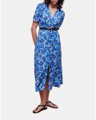 Sandales en cuir perforé noires