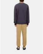 Sweatshirt avec sérigraphie carbone