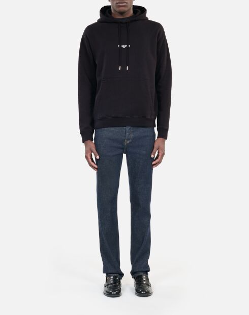 Sweatshirt à capuche Logo noir