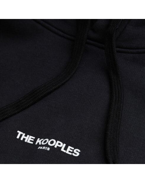 Sweatshirt à capuche Logo noir