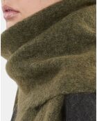 Écharpe en mohair kaki