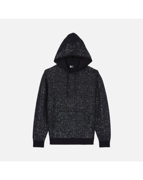 Sweatshirt à sequins en maille noir
