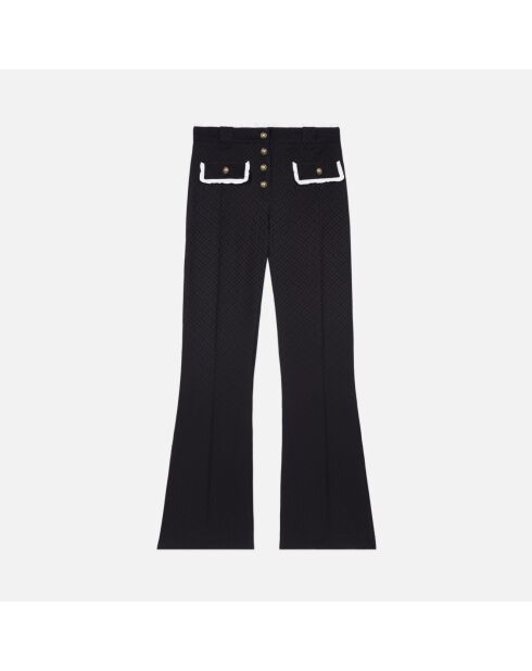 Pantalon flare noir