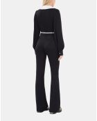 Pantalon flare noir