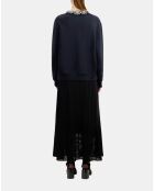 Sweatshirt avec sérigraphie noir