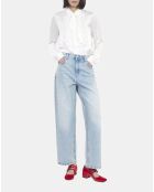 Chemise jacquard écrue