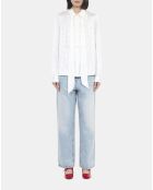 Chemise jacquard écrue