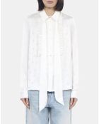 Chemise jacquard écrue