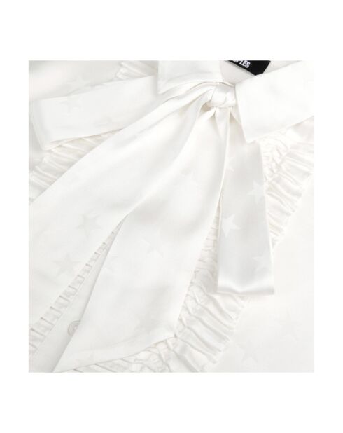 Chemise jacquard écrue