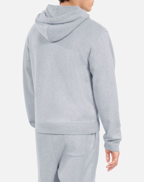 Sweatshirt à capuche Blason gris
