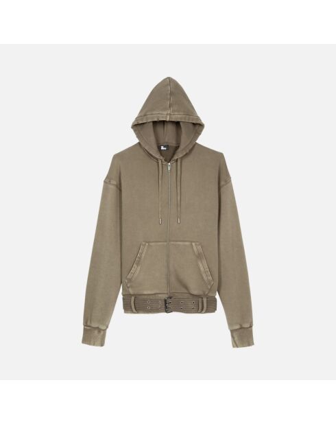 Sweatshirt à capuche Vert olive