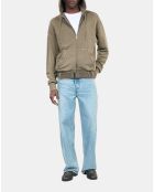 Sweatshirt à capuche Vert olive