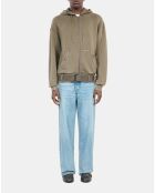 Sweatshirt à capuche Vert olive