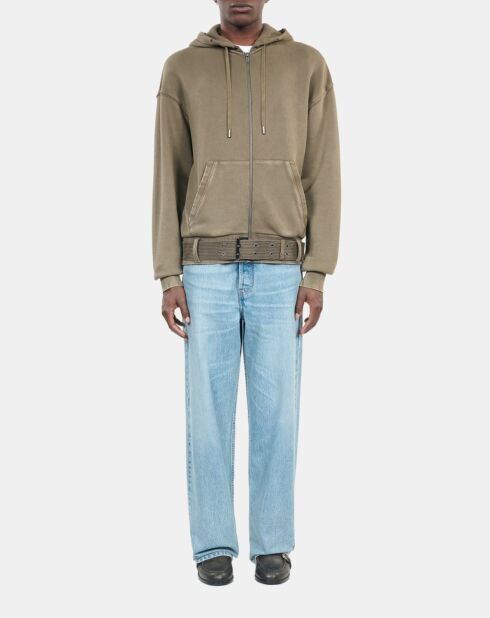 Sweatshirt à capuche Vert olive