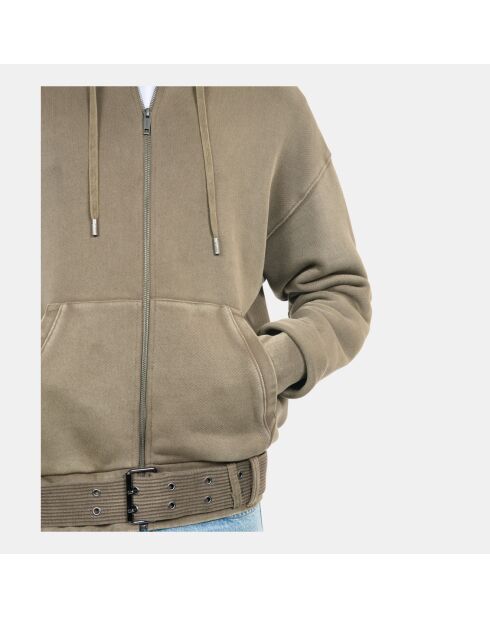 Sweatshirt à capuche Vert olive