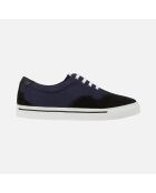 Sneakers  en toile bleu marine