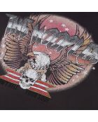 Sweatshirt à capuche gris carbone