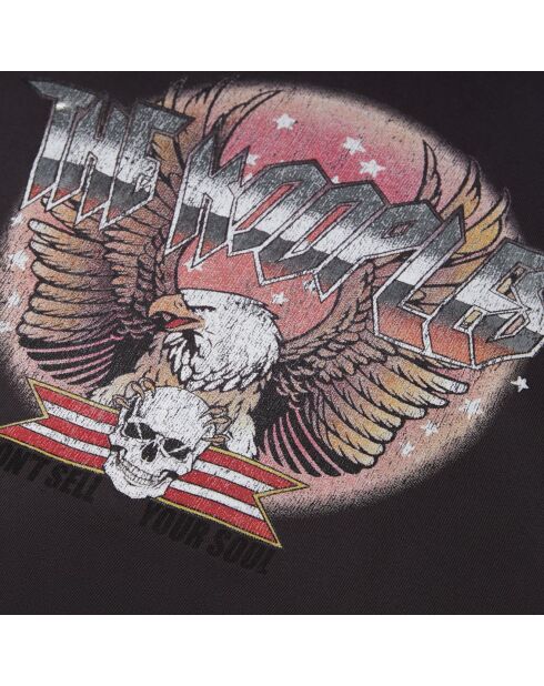 Sweatshirt à capuche gris carbone