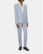 Mocassins en cuir avec empiècements métalliques noirs