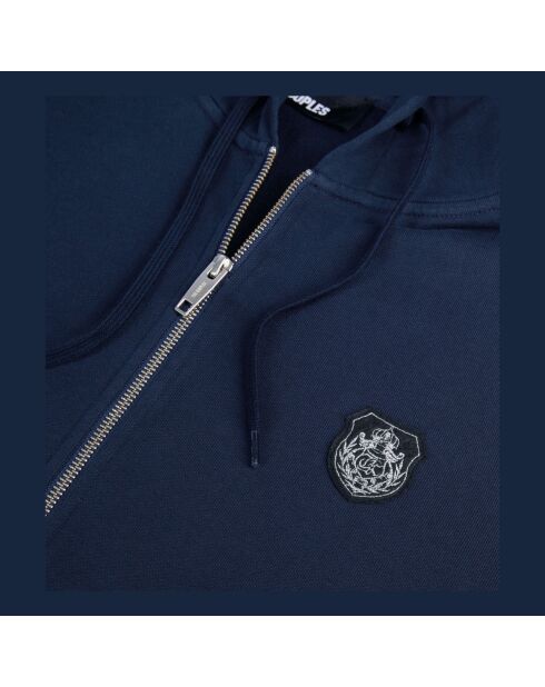 Sweatshirt à capuche Blason bleu