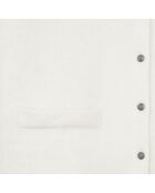 Cardigan en alpaga et laine écru