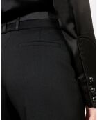 Pantalon tailleur large noir