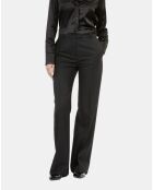 Pantalon tailleur large noir
