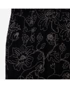 Pantalon tailleur en velours noir