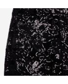 Pantalon flare en velours avec sequins noir