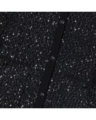 Cardigan à sequins en maille noir