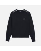 Pull en laine mérinos noir