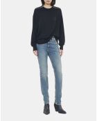 Pull en laine mérinos noir