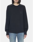 Pull en laine mérinos noir