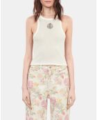 Débardeur blason écru