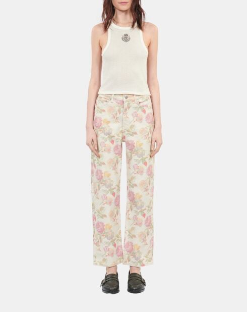 Débardeur blason écru