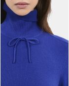 Pull en cachemire bleu électrique