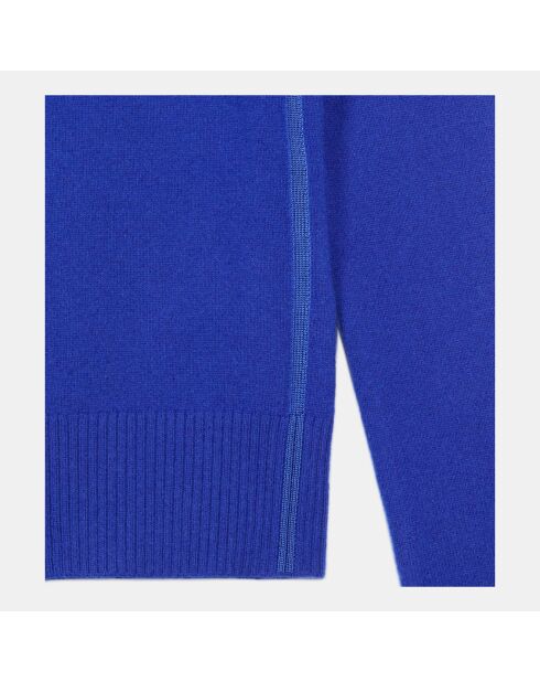 Pull en cachemire bleu électrique