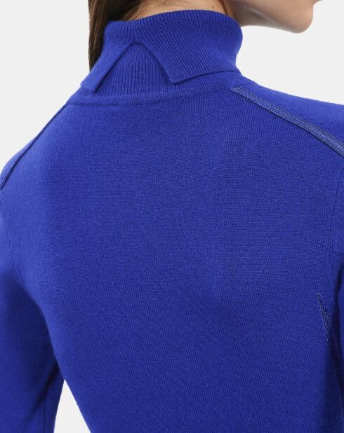 Pull en cachemire bleu électrique