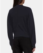 Cardigan 100% laine noir