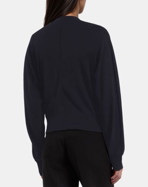 Cardigan 100% laine noir