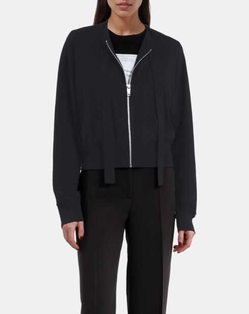 Cardigan 100% laine noir