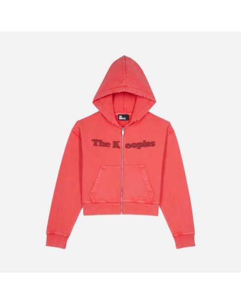 Sweatshirt Logo à capuche rouge