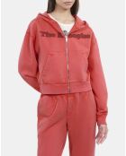 Sweatshirt Logo à capuche rouge