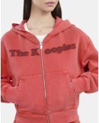 Sweatshirt Logo à capuche rouge